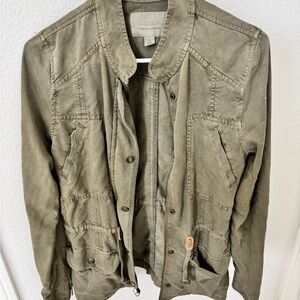 Hinge women’s Khaki Military Jacket